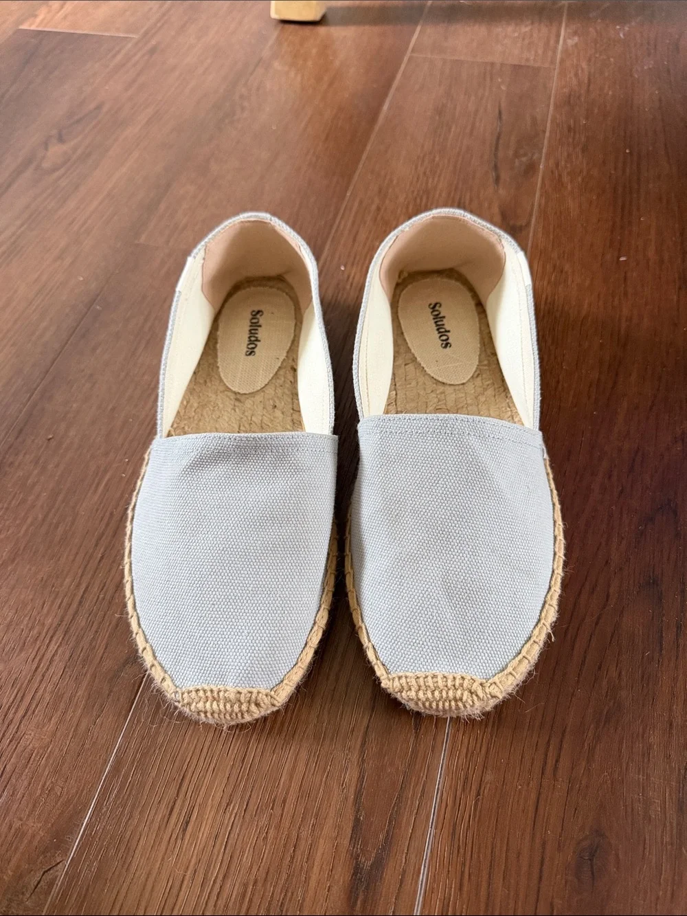 Soludos original Espadrilles light blue gray